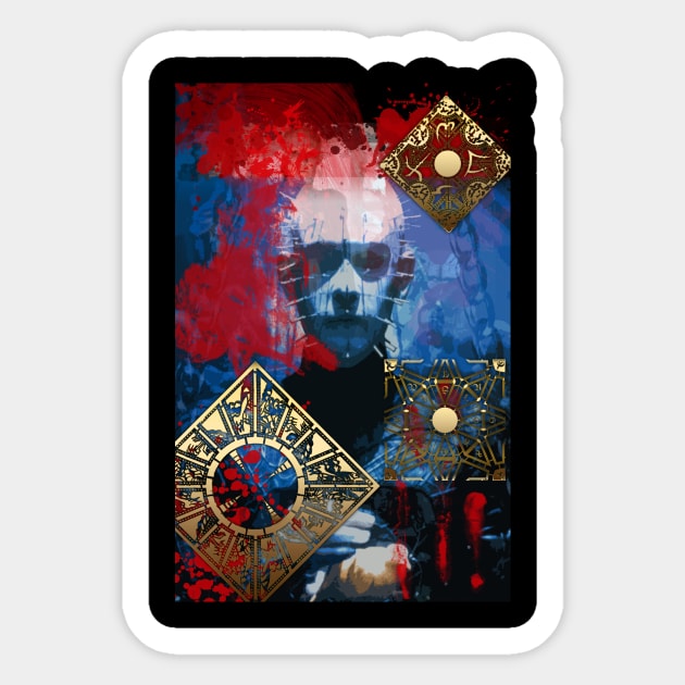 Pinhead Hellraiser "The Puzzle Box" Pinhead Hellraiser Sticker